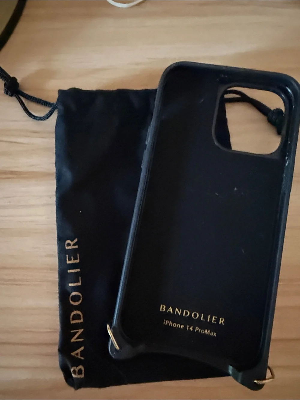 Bandolier leather phone